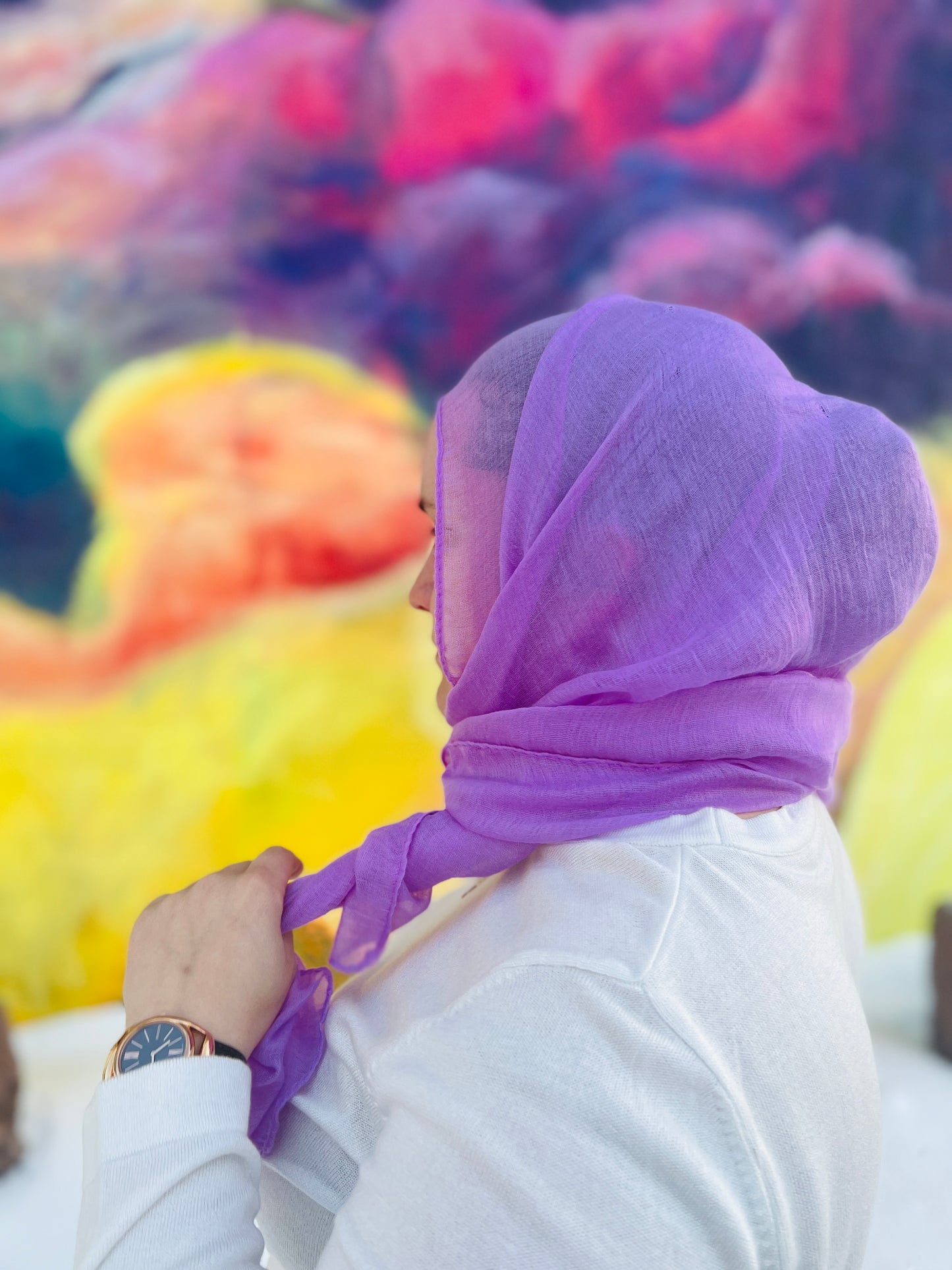 Lavender Modal Hijab