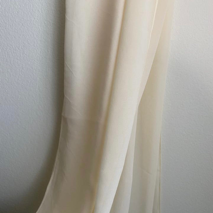 Silent Ivory Chiffon Hijab