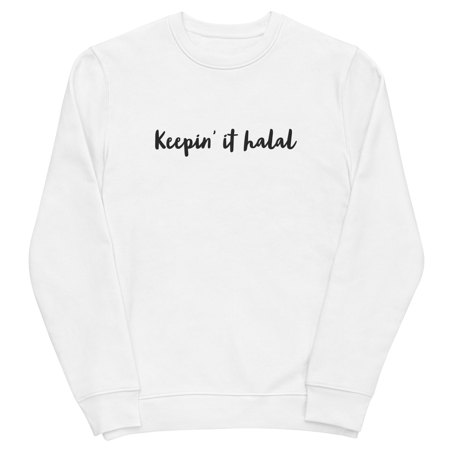 Keepin’ it halal Unisex eco sweatshirt