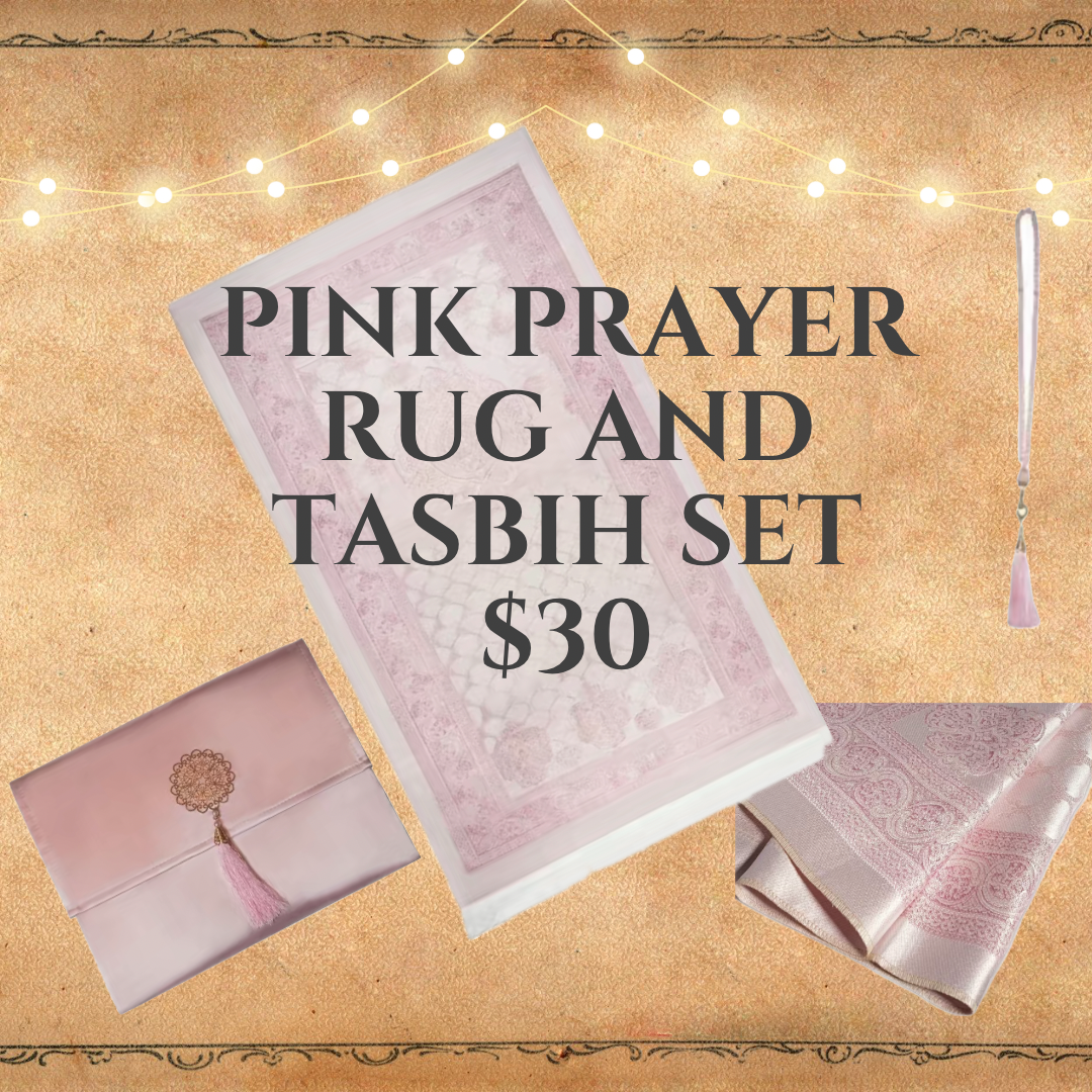 Pink Prayer Set with Tasbih