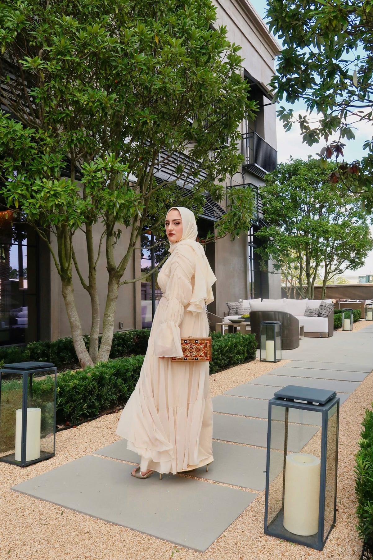 Ruffled Abayas