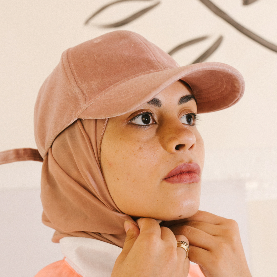 Tan Chiffon Hijab