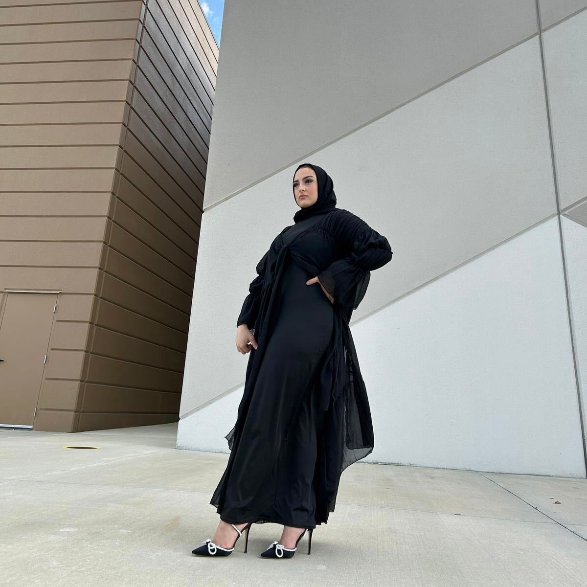 Ruffled Abayas