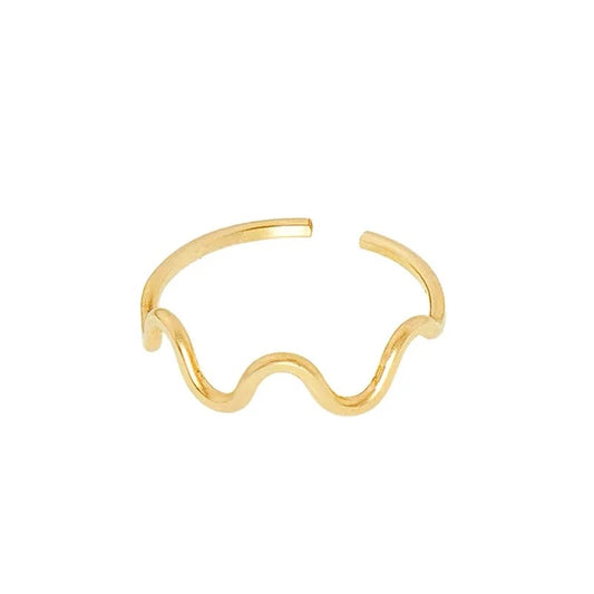 Resizable Gold Plated Ring