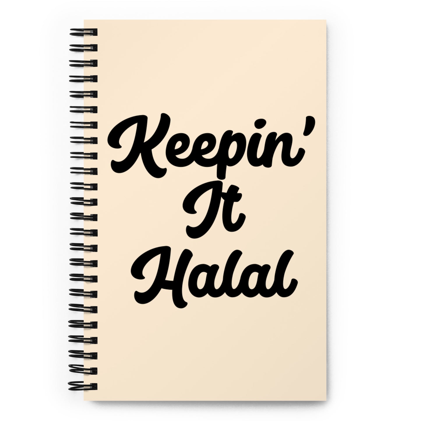 Keepin’ it halal Spiral notebook