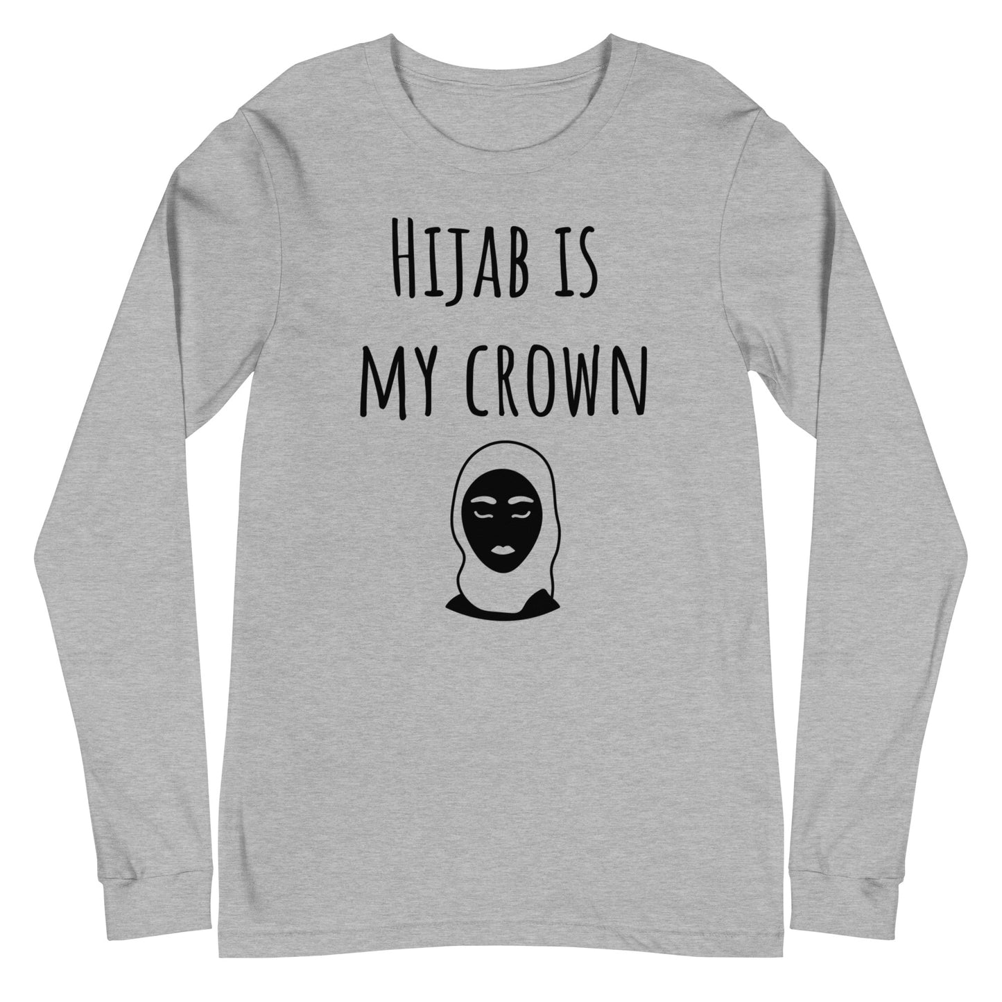 Hijab is my crown Long Sleeve Tee