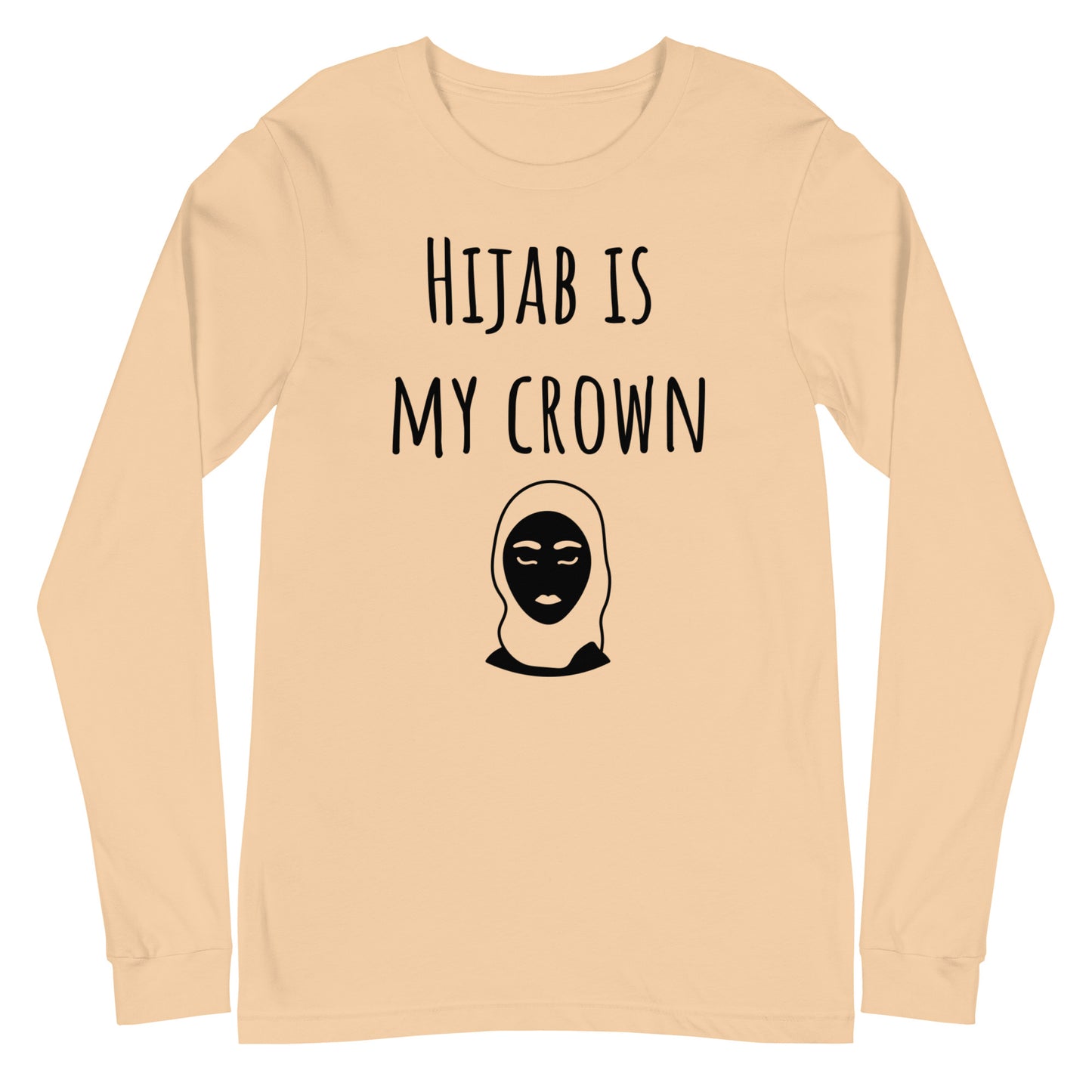 Hijab is my crown Long Sleeve Tee