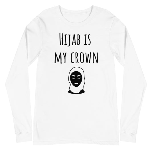 Hijab is my crown Long Sleeve Tee
